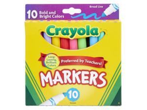Crayola Broad Line Markers-Assorted Colors 10/Pkg Crayola Broad Line Markers-Assorted Colors 10/Pkg