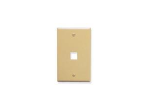 Oversized Classic Face Plate 1 Port Ivory Oversized Classic Face Plate 1 Port Ivory
