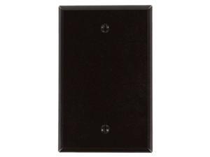 Leviton 80514 Brown Midway Single Gang Blank Wall Plate