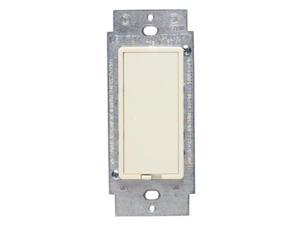 Leviton 621-6606AA Incandescent Touch Dimmer Switch Decora Almond
