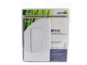 Leviton VP0SR-C0W White Coordinating Remote Light Fan Switch Multi-Location 120V
