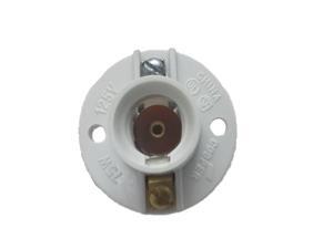 Cooper White One Piece Plastic Candelabra Pony E12 Light Socket Cleat Receptacle 75W 125V 304 Cooper White One Piece Plastic Candelabra Pony E12 Light Socket Cleat Receptacle 75W 125V 304