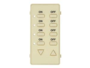 Leviton DCK4D-A Color Change Kit for 4 Address Decora Home Controls (DHC) Controller, Almond