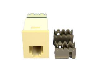 P&S Ivory Smooth 6-Wire Phone Jack RJ25C Telephone USOC Wiring 6P/6C Cat3 Category 3 S6U-I P&S Ivory Smooth 6-Wire Phone Jack RJ25C Telephone USOC Wiring 6P/6C Cat3 Category 3 S6U-I