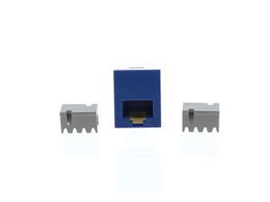 Pass and Seymour Innovate Blue Smooth Jack Cat5e RJ45 Category 5e T568A/B S58-BL Pass and Seymour Innovate Blue Smooth Jack Cat5e RJ45 Category 5e T568A/B S58-BL