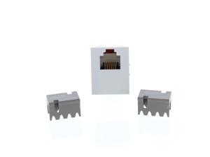P&S White 6-Wire Phone Jack RJ25C Telephone USOC Wiring Cat3 Category 3 S6U-W P&S White 6-Wire Phone Jack RJ25C Telephone USOC Wiring Cat3 Category 3 S6U-W