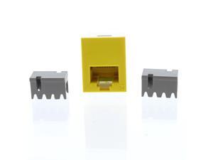 Pass & Seymour Innovate Yellow Smooth Jack Cat5e RJ45 Category 5e T568A/B S58-Y Pass & Seymour Innovate Yellow Smooth Jack Cat5e RJ45 Category 5e T568A/B S58-Y
