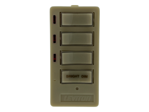 Leviton 16450-SD DHC Decora Home Controls Ivory Face Color Change Kit 4-Button Keypad