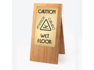 11.875W x 17.5D x 22H Bamboo Wet Floor Sign 1 Ct 11.875W x 17.5D x 22H Bamboo Wet Floor Sign 1 Ct