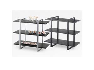 28W x 12D x 24H 3 Shelf Metal Frame Riser Silver 1 Ct 28W x 12D x 24H 3 Shelf Metal Frame Riser Silver 1 Ct