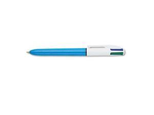 4Color Ballpoint Retractable Pen Assorted Ink Medium 12 Ct
