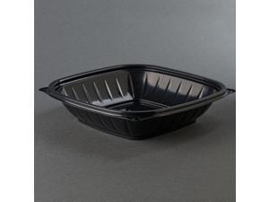 32 Oz Black Microwaveable Plastic Square Bowls 252 CT 32 Oz Black Microwaveable Plastic Square Bowls 252 CT