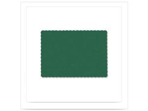 9 1/2 x 13 1/2 Hunter Green Economy Placemat/Case of 1000
