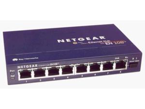 netgear en-108tp 10-base t-ethernet hub 8-port netgear en-108tp 10-base t-ethernet hub 8-port