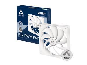 ARCTIC ACFAN00198A F12 PWM PST - 120 mm PWM PST Case Fan with PWM Sharing Technology (PST), Quiet Motor, Computer, Fan Speed: 230-1350 RPM - White