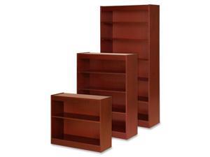 Lorell 6 Shelf Panel Bookcase 36"x12"x72" Cherry 89054 Lorell 6 Shelf Panel Bookcase 36"x12"x72" Cherry 89054