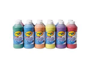 Crayola Washable Kid's Paint, Assorted, 16 oz. 54-9718 Crayola Washable Kid's Paint, Assorted, 16 oz. 54-9718