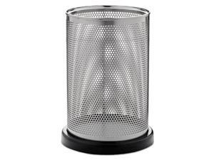 Rolodex Distinctions Jumbo Pencil Cup 4 1/2 dia. x 6 1/2 Metal/Black E23542 Rolodex Distinctions Jumbo Pencil Cup 4 1/2 dia. x 6 1/2 Metal/Black E23542