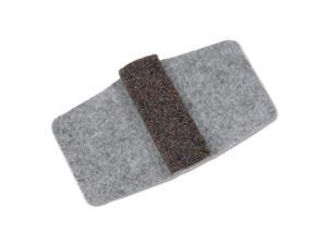 Wrap Around Felt Floor Savers, 7 1/4 x 1 x 8, Gray/Black, 16/Pack Wrap Around Felt Floor Savers, 7 1/4 x 1 x 8, Gray/Black, 16/Pack