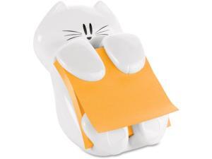 Post-it Pop-Up Note Dispenser Cat Shape 3 x 3 White CAT330 Post-it Pop-Up Note Dispenser Cat Shape 3 x 3 White CAT330