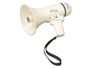 Megaphone, 4-8W, 400 Yard Range, White MP4W Megaphone, 4-8W, 400 Yard Range, White MP4W
