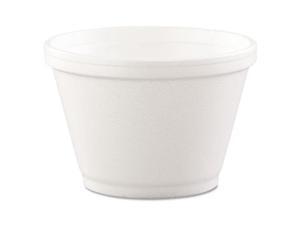 Hinged-Lid Food Containers, Foam, 6Oz, White, 50/Bag, 20 Bags/Carton Hinged-Lid Food Containers, Foam, 6Oz, White, 50/Bag, 20 Bags/Carton