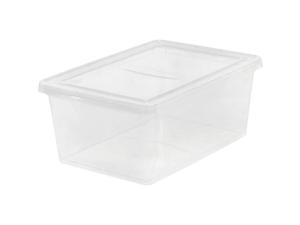 I.R.I.S. 200410 17-quart Plastic Medium Closet Storage Box, 17.5 x 12 x 7, Clear - 4.25 gal Capacity - 1 Each I.R.I.S. 200410 17-quart Plastic Medium Closet Storage Box, 17.5 x 12 x 7, Clear - 4.25 gal Capacity - 1 Each