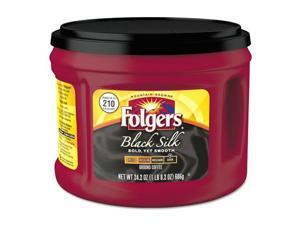 Folgers Black Silk Dark Ground Coffee Ground - Regular - Black Silk - Dark - 24.2 oz Per Canister - 1 Each FOL20540 Folgers Black Silk Dark Ground Coffee Ground - Regular - Black Silk - Dark - 24.2 oz Per Canister - 1 Each FOL20540