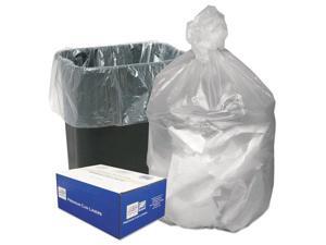 High Density Can Liners, 7-10gal, 8 Microns, 24 x 24, Natural, 1000/Carton High Density Can Liners, 7-10gal, 8 Microns, 24 x 24, Natural, 1000/Carton