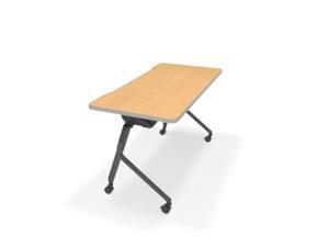 OFM Core Collection Mesa Series 23" x 47" Flip Nesting Training Table and Desk, in Oak (66122-OAK) OFM Core Collection Mesa Series 23" x 47" Flip Nesting Training Table and Desk, in Oak (66122-OAK)
