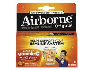 Airborne 30004 - Immune Support Effervescent Tablet, Orange, 10/Box Airborne 30004 - Immune Support Effervescent Tablet, Orange, 10/Box