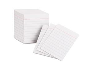 Oxford 10009 Ruled Mini Index Cards, 3 x 2 1/2, White, 200/Pack, 1 Pack