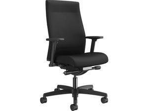HON Ignition Adjustable Arms Fabric Task Chair - Fabric Seat - Fabric Back - Black Frame - 5-star Base - Black - 27" Wid HON Ignition Adjustable Arms Fabric Task Chair - Fabric Seat - Fabric Back - Black Frame - 5-star Base - Black - 27" Wid