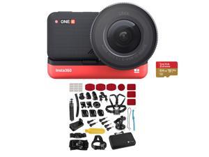 Insta360 ONE R 1-Inch Edition Bundle with 64GB MicroSD Card, Sport Accessory Set Insta360 ONE R 1-Inch Edition Bundle with 64GB MicroSD Card, Sport Accessory Set