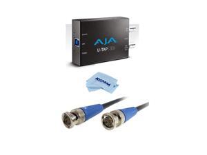 AJA UTAP SDI Simple USB 3.0 Powered SDI Capture Device W/3G-SDI BNC to BNC Cable AJA UTAP SDI Simple USB 3.0 Powered SDI Capture Device W/3G-SDI BNC to BNC Cable