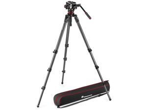 Manfrotto 504X Fluid Video Head with 536 CF Single Leg Tripod #MVK504XCTALL Manfrotto 504X Fluid Video Head with 536 CF Single Leg Tripod #MVK504XCTALL