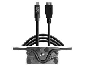 Tether Tools TetherBLOCK Mount Plate, 15' USB-C to Micro-USB 3.0 B Cable, Black Tether Tools TetherBLOCK Mount Plate, 15' USB-C to Micro-USB 3.0 B Cable, Black