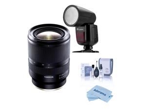Tamron 17-28mm f/2.8 Di III RXD Lens for Sony E, Bundle with Flashpoint Flash