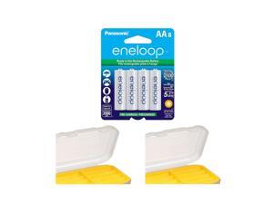 Panasonic Eneloop 8x AA 2000mAh Rechargeable Ni-MH Battery W/8x Battery Case Panasonic Eneloop 8x AA 2000mAh Rechargeable Ni-MH Battery W/8x Battery Case