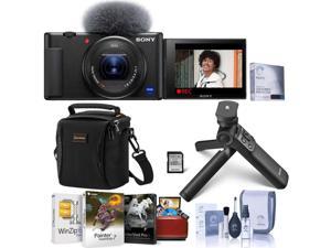 Sony ZV-1 Compact 4K HD Camera - With Free Mac Accessory Bundle #DCZV1/B BM