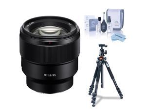 Sony FE 85mm F1.8 E-Mount Lens with Vanguard Alta Pro 264AT Tripod, Cleaning Kit Sony FE 85mm F1.8 E-Mount Lens with Vanguard Alta Pro 264AT Tripod, Cleaning Kit