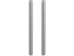 CAMVATE 15mm Silver Aluminum Rod, 7.9", 2-Pack #C1474