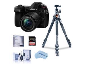 Panasonic Lumix G9 Camera w/12-60mm f/3.5-5.6 Lens, Bundle w/Vanguard Tripod Kit Panasonic Lumix G9 Camera w/12-60mm f/3.5-5.6 Lens, Bundle w/Vanguard Tripod Kit