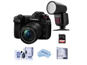 Panasonic Lumix G9 Camera w/12-60mm f/3.5-5.6 Lens, Bundle with Li-on X R2 Flash Panasonic Lumix G9 Camera w/12-60mm f/3.5-5.6 Lens, Bundle with Li-on X R2 Flash