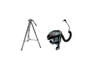 Manfrotto MVH502A 2-section Aluminum Tripod with Fluid Head & Remote Control Manfrotto MVH502A 2-section Aluminum Tripod with Fluid Head & Remote Control