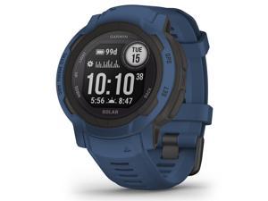 Garmin Instinct 2 Solar Standard Edition 45mm Rugged GPS Smartwatch, Tidal Blue