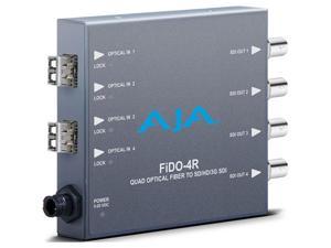 AJA FiDO Quad Channel LC Fiber to 3GSDI Mini Converter FIDO4R
