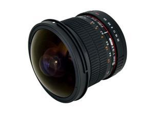 Rokinon 8mm f35 HD Fisheye Lens with Removable Hood for Canon EF HD8MC