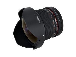 Rokinon 8mm f/3.5 HD Fisheye Lens with Removable Hood for Nikon #HD8M-N