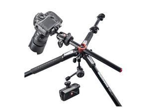 Manfrotto 190 Aluminum 4-Section Tripod with Horizontal Column #MT190XPRO4 Manfrotto 190 Aluminum 4-Section Tripod with Horizontal Column #MT190XPRO4